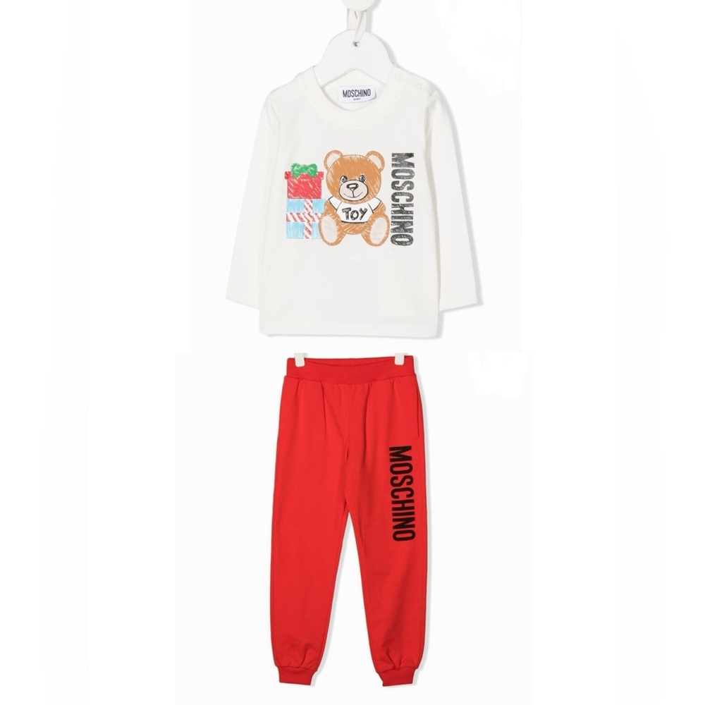 MOSCHINO Kids Teddy Bear Logo Set